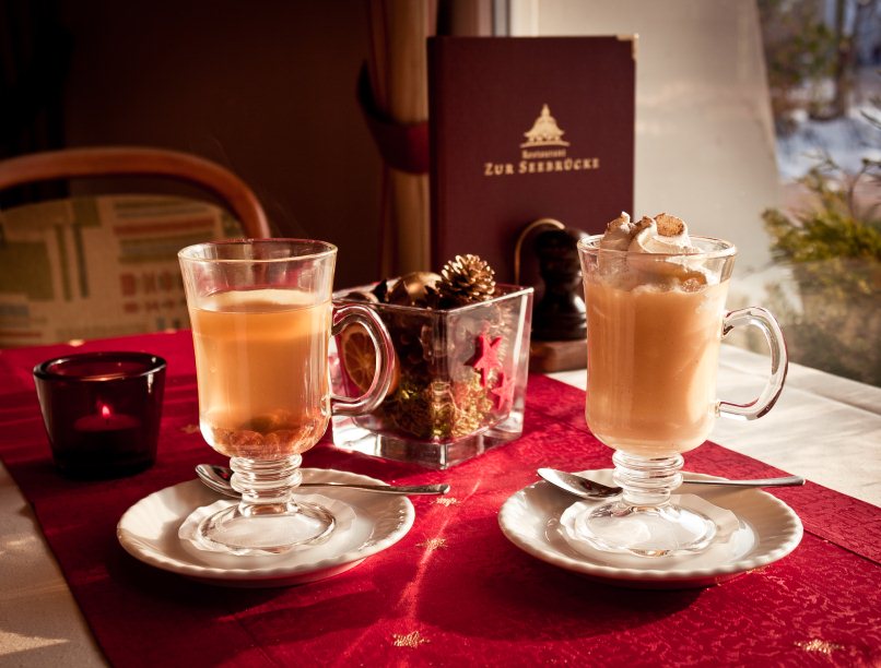 Apfelglühwein und Eierpunsch